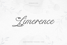 Limerence. Floral Font + Frames