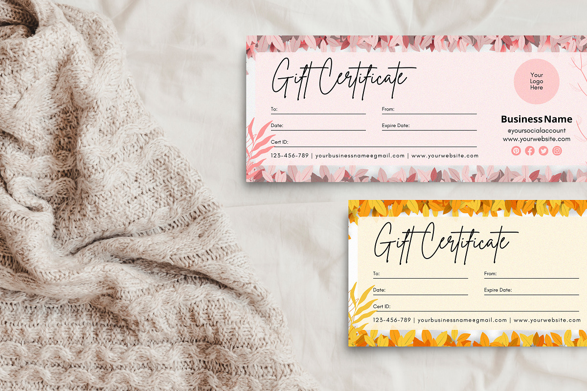 Printable Gift Voucher Certificate, a Templates & Theme by Snapybiz (Photo 9 of 10)