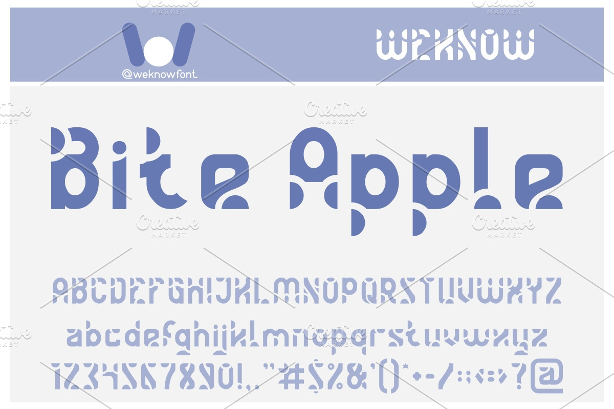Swiftly font, a Font by weknow (Photo 5 of 5)