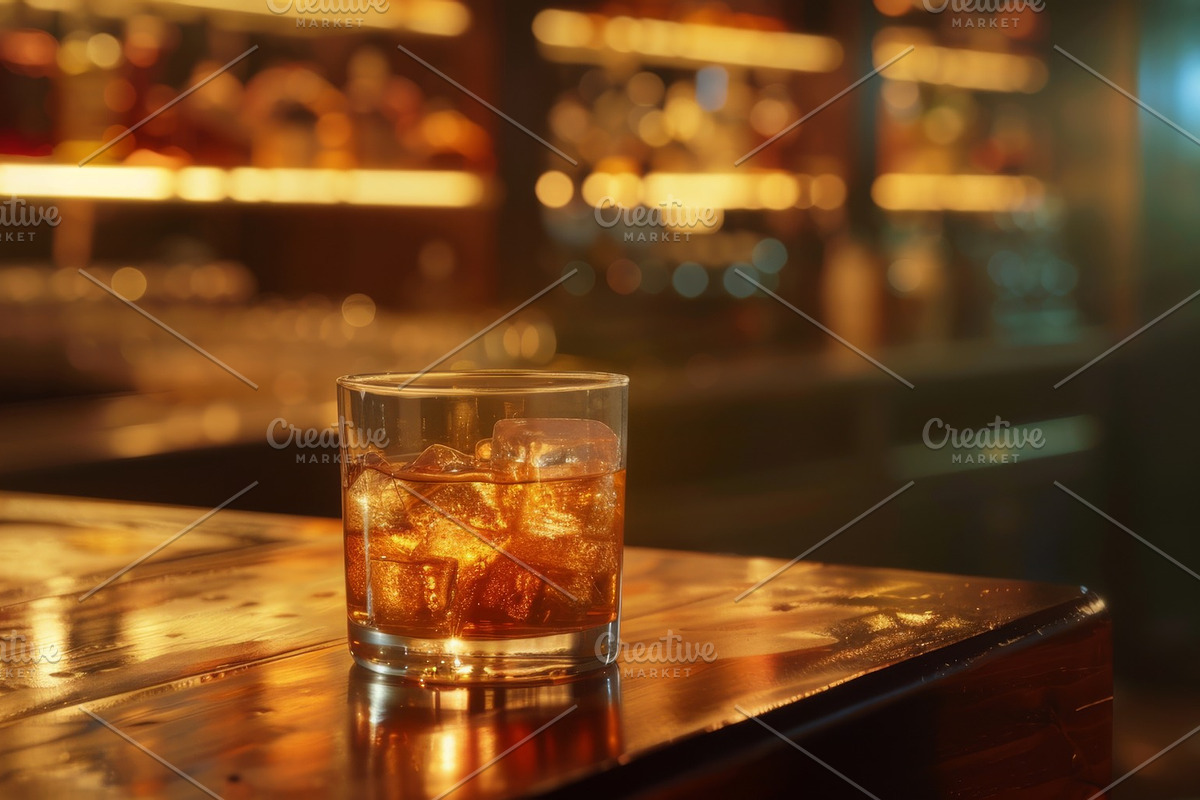 87 whiskey glasses, a Food & Drink Photo by Handmadefont (Photo 27 of 87)