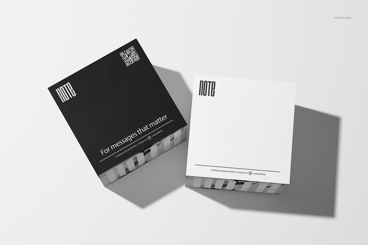 Note Cube Mockup Set, a Merchandise Mockup by Creatsy (Photo 5 of 13)