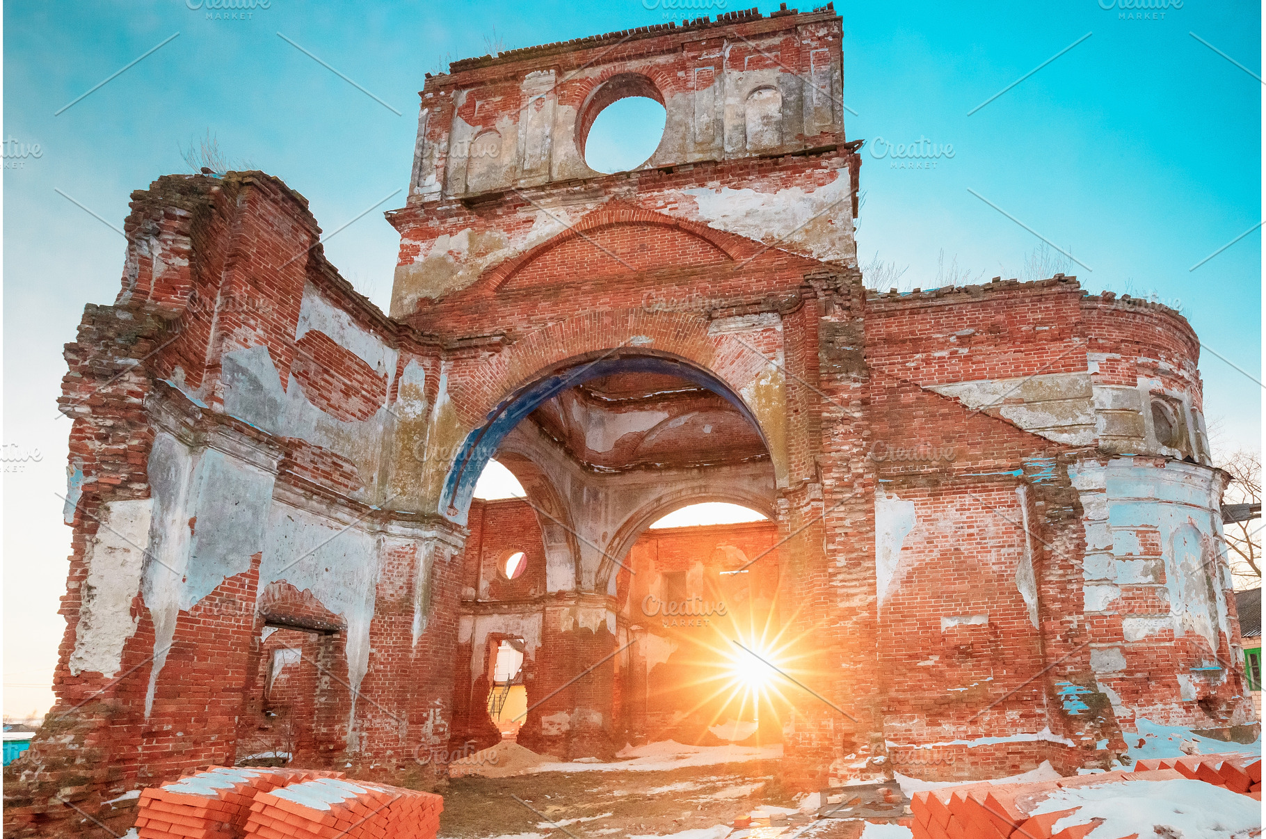 Sun Rays Shining Through Ruined, an Architecture Photo by Our Amazing ...