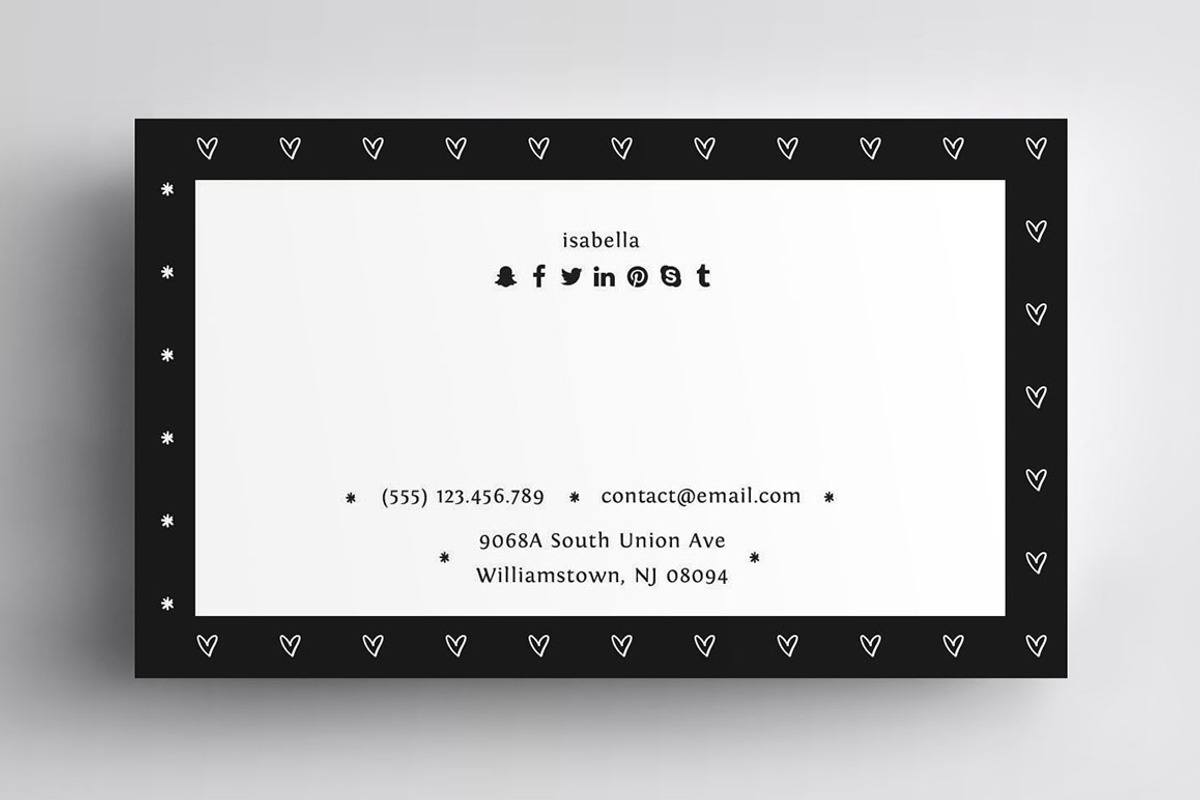 Love Business Card, a Business Card Template by CodePower (Photo 3 of 3)