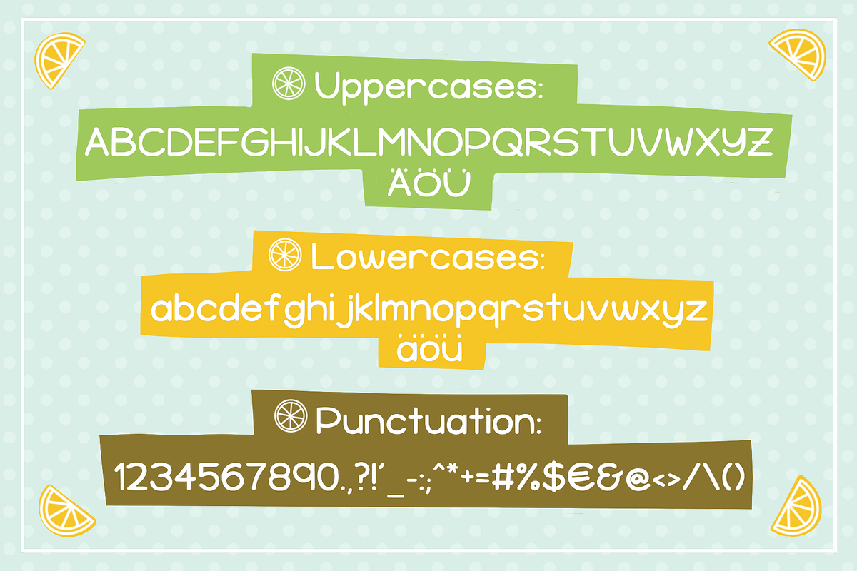LemonSqueeze, a Sans Serif Font by Jutta Schneider (Photo 7 of 7)