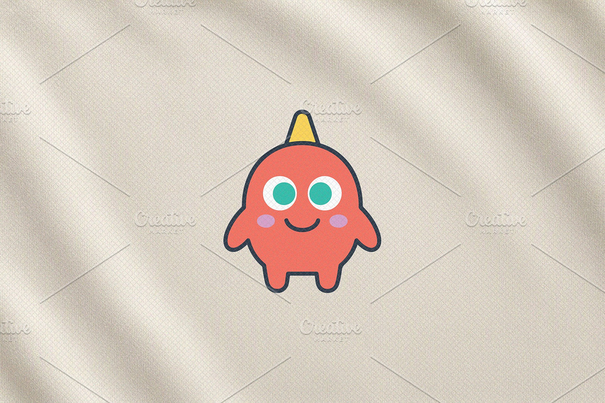 Cute Cartoon Monster, a Seasonal Illustration by Vectorium Studio (Photo 3 of 3)