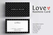 Love Business Card, a Business Card Template by CodePower (Thumbnail 1 of 3)