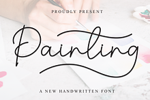 Painting | Script Font