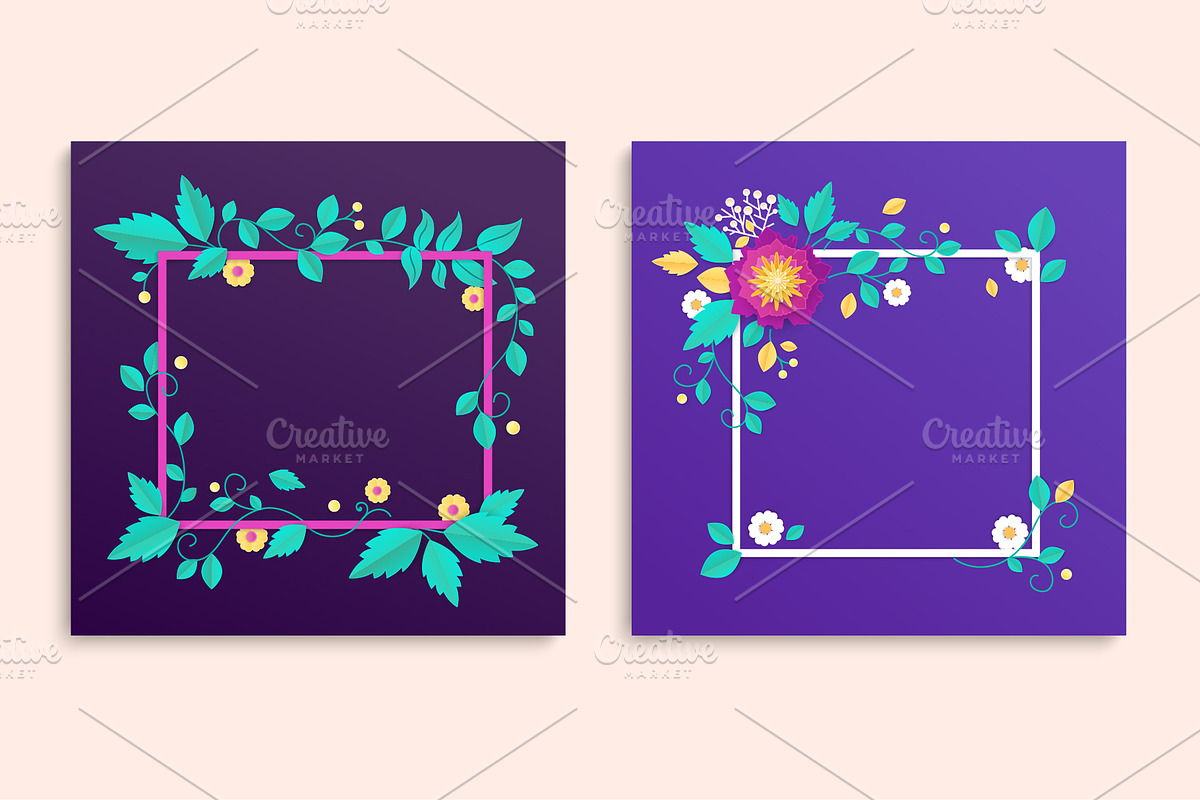 Paper Cut Flowers Card Kit, a Templates & Theme by Boyko Pictures (Photo 10 of 17)