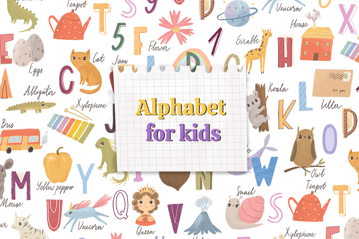 Alphabet kids. Alphabet animals, an Animal Illustration by Lesya Skripak (Photo 1 of 5)