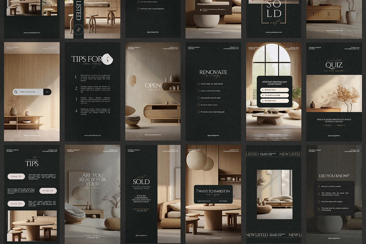 Real Estate Marketing Story Template, a Social Media Template by Prapti Design (Photo 4 of 9)