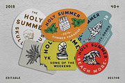 Holy Summer Vector Elements, an Illustration by Megflags (Thumbnail 3 of 4)