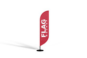 Flag Mockup, an Advertising Mockup by mockupbuys (Thumbnail 22 of 26)