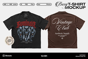 Boxy T-Shirt Mockup