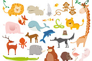 Cute Wild animals Illustration set, an Animal Illustration by Pingebat (Thumbnail 2 of 11)
