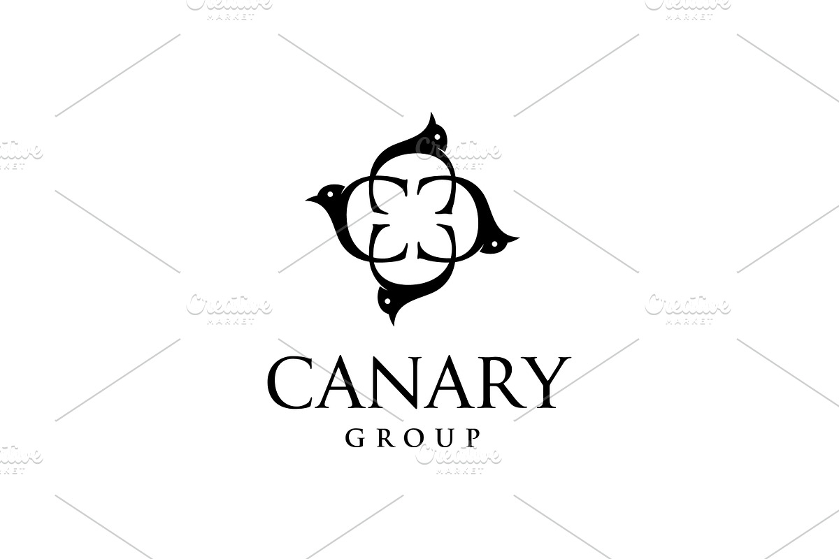 Canary Bird Group Letter C Logo, a Branding & Logo Template by onripusindo