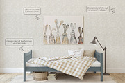 TODDLER ROOM Wall & Frames Mockup, a Poster Template by MyHomeMockups (Thumbnail 3 of 10)