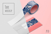 Tape and envelope mockup, a Mockup by ⚞ Kind Illustration ⚟ (Thumbnail 1 of 8)
