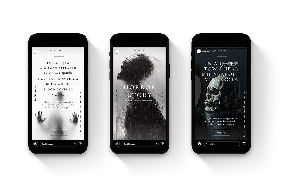 Instagram Horror Stories & Posts, a Social Media Template by AnagramDesign (Photo 6 of 7)