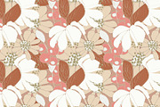 Wild big warm bold flowers meadow, a Pattern Graphic by Cotton Melon pattern Shop (Thumbnail 5 of 5)