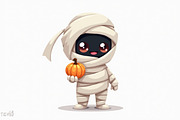 Halloween Ghost & Skeleton Art, an Illustration by hafijul (Thumbnail 9 of 26)