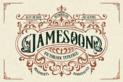 Jamesoon Victorian Typeface, a Serif Font by alit design (Thumbnail 1 of 17)