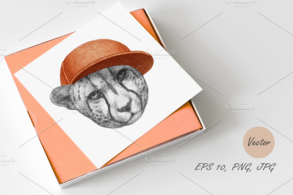 Cheetah / Design, an Animal Illustration by Victoria_Novak (Photo 2 of 2)