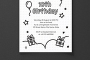 Birthday Celebration Flyer Template, a Flyer Template by MightyDesign (Thumbnail 5 of 8)