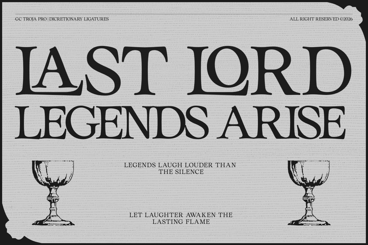 GC Troja Pro - Classic Retro Serif, a Serif Font by Glyphonic (Photo 9 of 15)