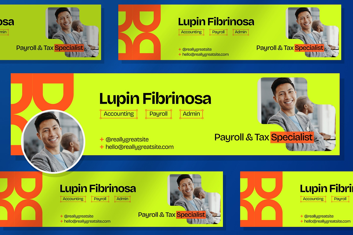 LinkedIn Banner, a Social Media Template by FIBRINOSÄ (Photo 2 of 3)