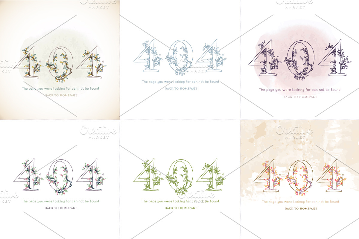404 page templates, a Templates & Theme by Dreaming_Lucy (Photo 2 of 3)