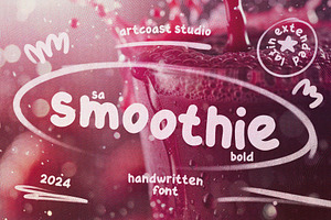 SA Smoothie Bold Handwritten Font