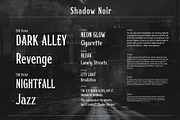 Shadow Noir Typeface, a Serif Font by HipFonts (Thumbnail 2 of 8)
