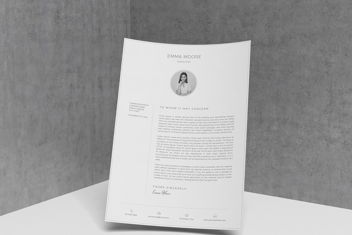 Resume Template / CV, a Resume Template by TheResumeCoach (Photo 4 of 8)