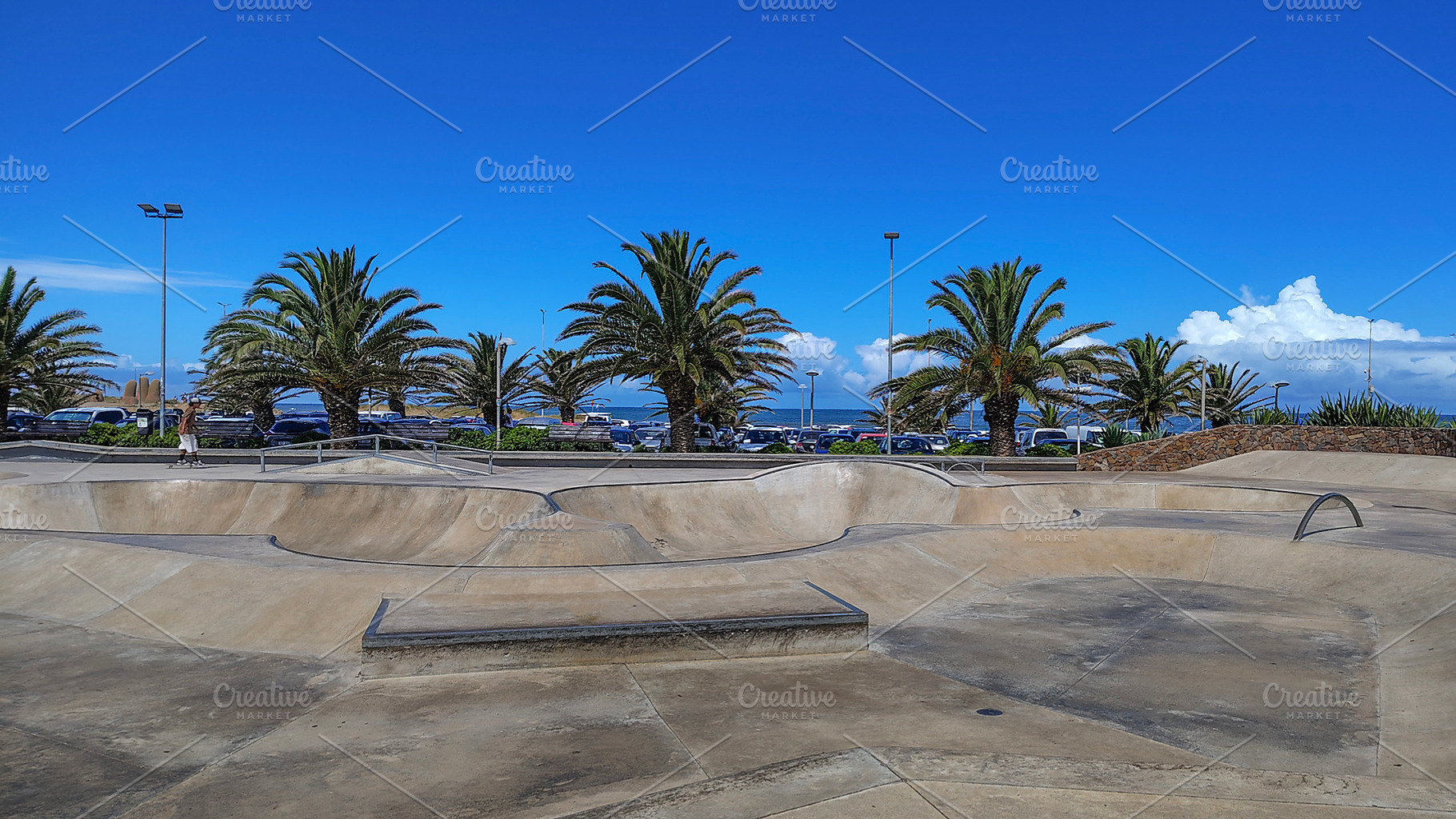 Empty skate park, punta del este city, maldonado, uruguay, a Sports & Recreation Photo by DanFLCreativo
