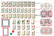 Christmas Nutcracker Mahjong Clipart, an Education Illustration by LABFcreations (Thumbnail 5 of 5)