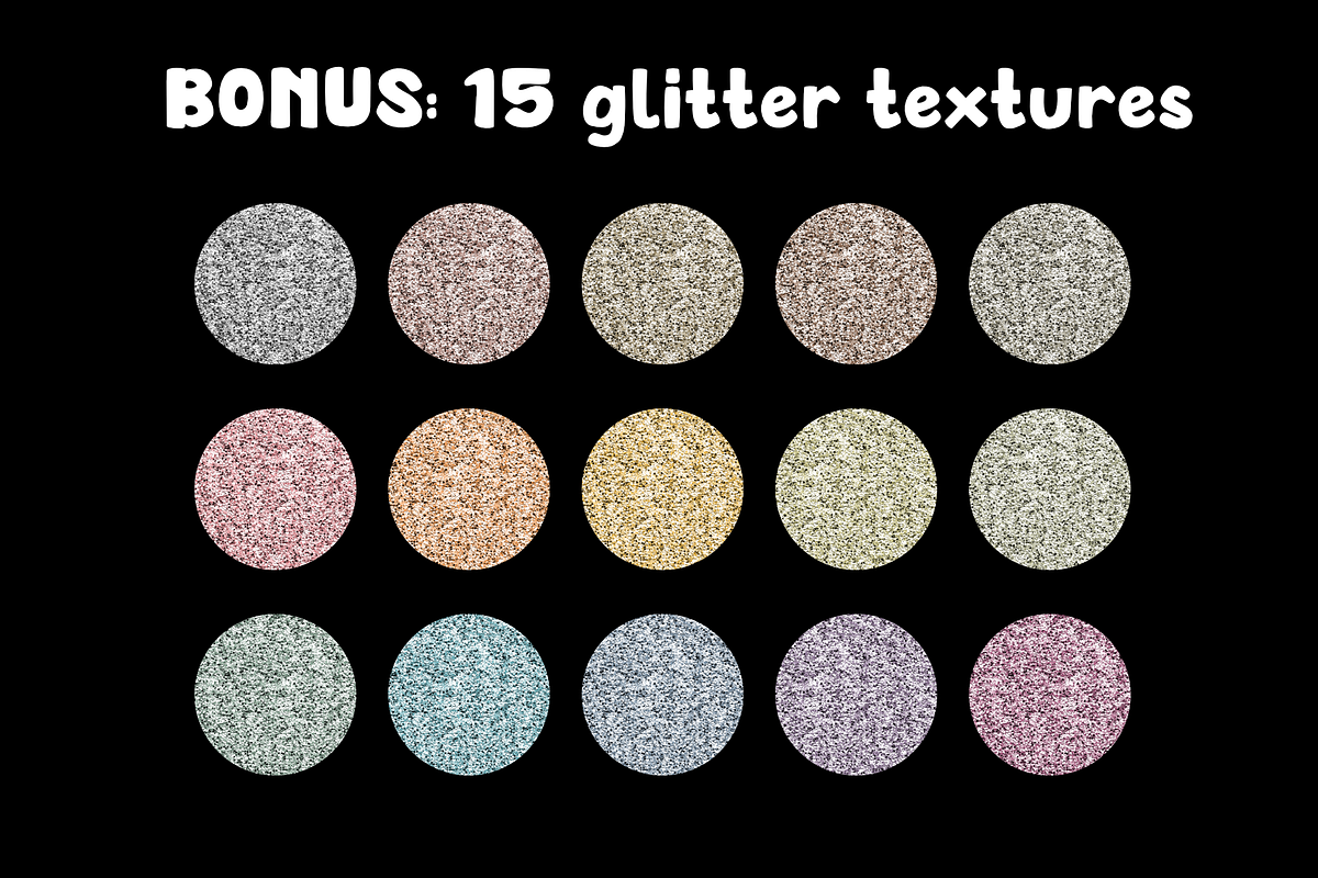 Glitter & Sparkle 1.0 for Procreate, a Brush Add-On by Design av MAD (Photo 7 of 10)