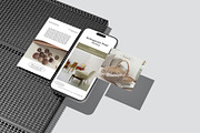 Instagram post mockup, an iPhone Mockup by Graphicbars (Thumbnail 3 of 17)