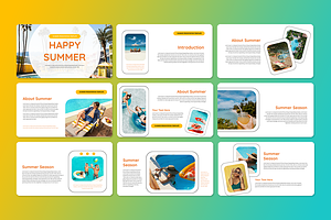 Happy Summer Google Slides Template