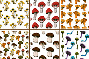 Hand drawn vintage mushrooms, a Food Illustration by Elena Mykhailenko (Thumbnail 5 of 5)