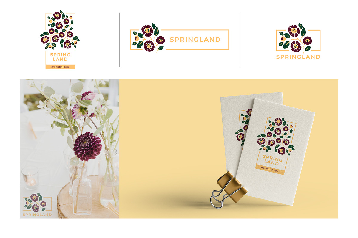 Floral Pre-Made Logo Template VOL 1, a Branding & Logo Template by Andimaginary Creative Co. (Photo 2 of 4)