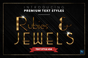 Rubies & Jewels #3 - 20 Text Styles, a Layer Style Add-On by Jonas Stensgaard (Thumbnail 5 of 23)