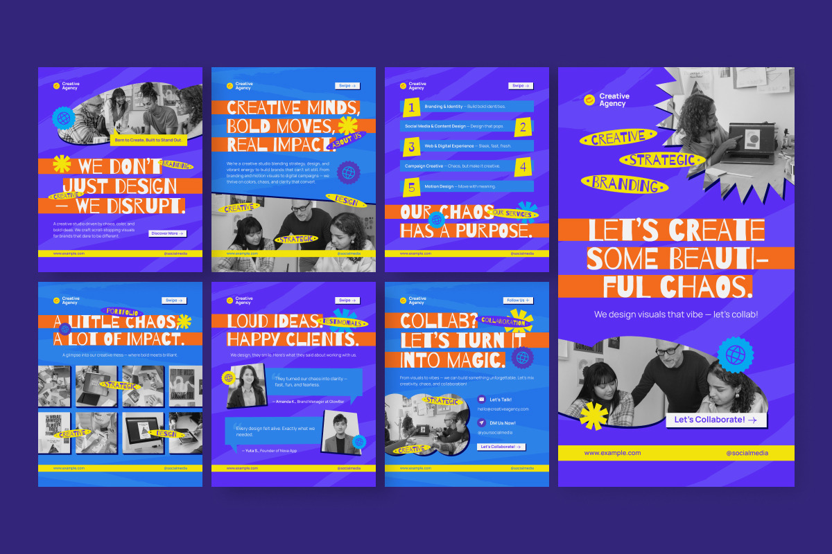 Creative Studio Instagram Carousel L, a Social Media Template by twinstd (Photo 5 of 5)