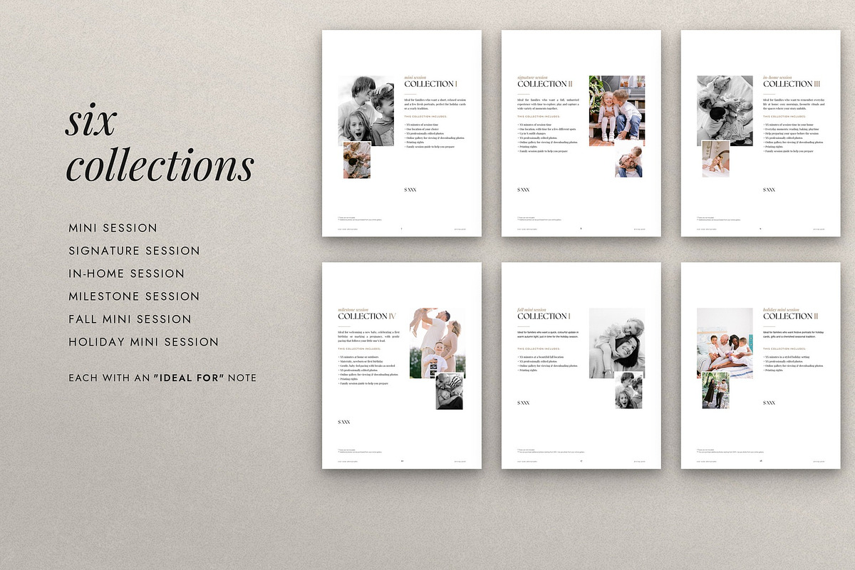 Family Photography Pricing Guide, a Brochure Template by Cagdas Yoldas (Photo 7 of 9)