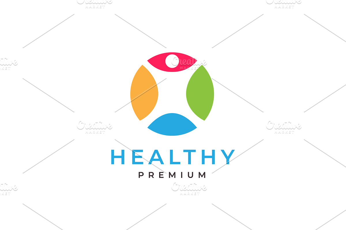 healthcare modern colorful logo, a Branding & Logo Template by devastd