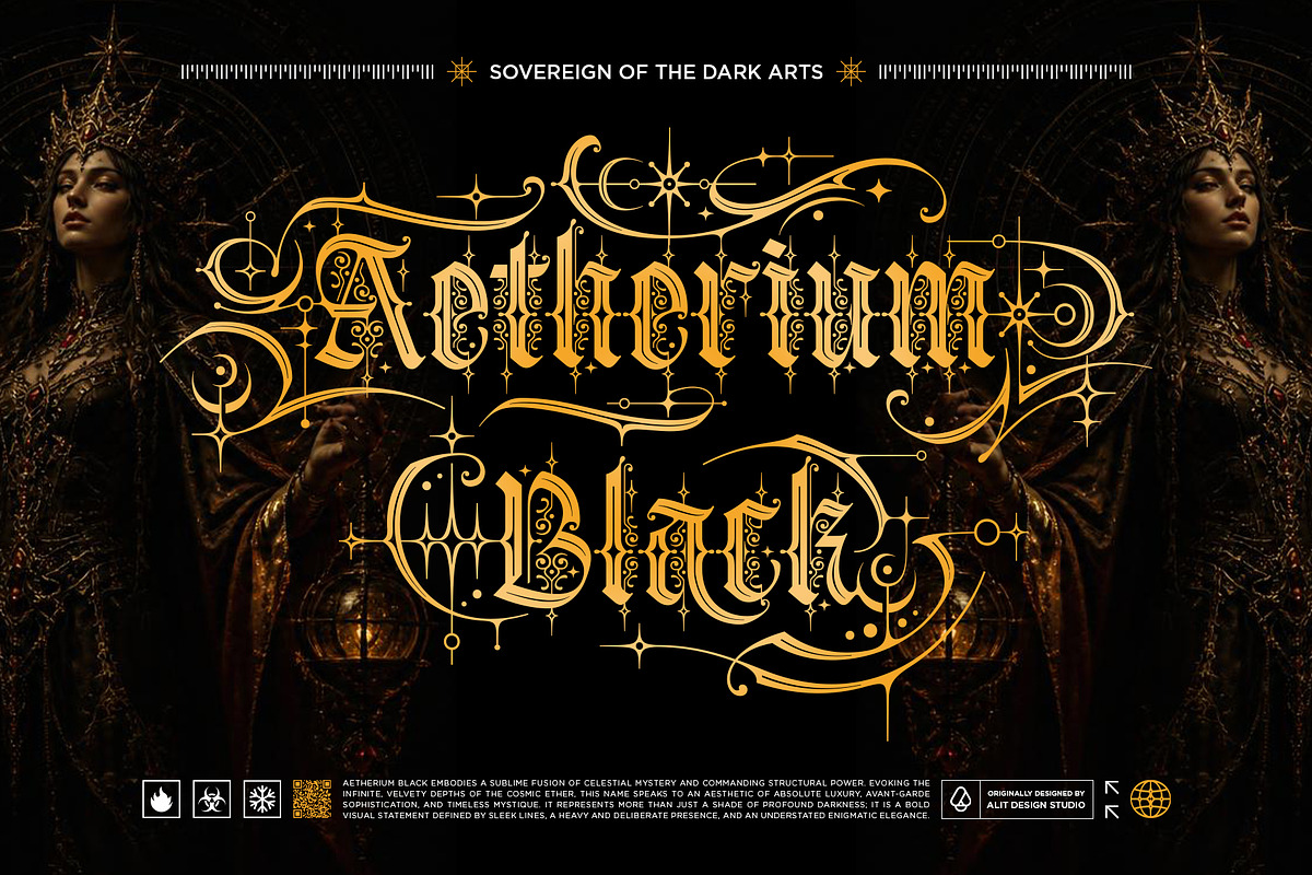 Arcanika Gothic Typeface, a Blackletter Font by alit design (Photo 3 of 20)