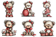 Whimsical Easter Teddy Bear Clipart, an Illustration by designcity5 (Thumbnail 4 of 5)