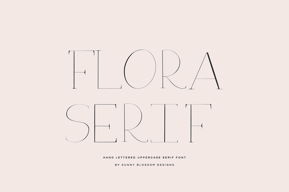 Flora Serif - Modern Serif Font