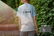 7 Mockups T-Shirt on a Girl Walking, a Shirt Mockup by Grow Design Craft Studio (Thumbnail 7 of 8)