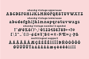 Chunky Vintage - Retro Font, a Handwritten Font by Keithzo (Thumbnail 8 of 8)