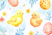 Spring Easter Watercolour, an Illustration by VetalStock (Thumbnail 4 of 10)